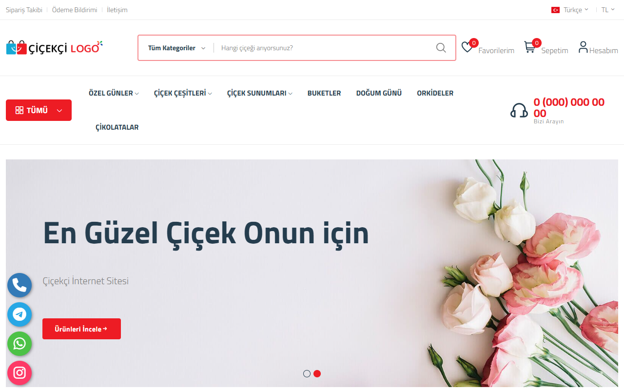 Florist & Gift Shop E-Commerce Platform (Delivery Scheduling & Card Messages)