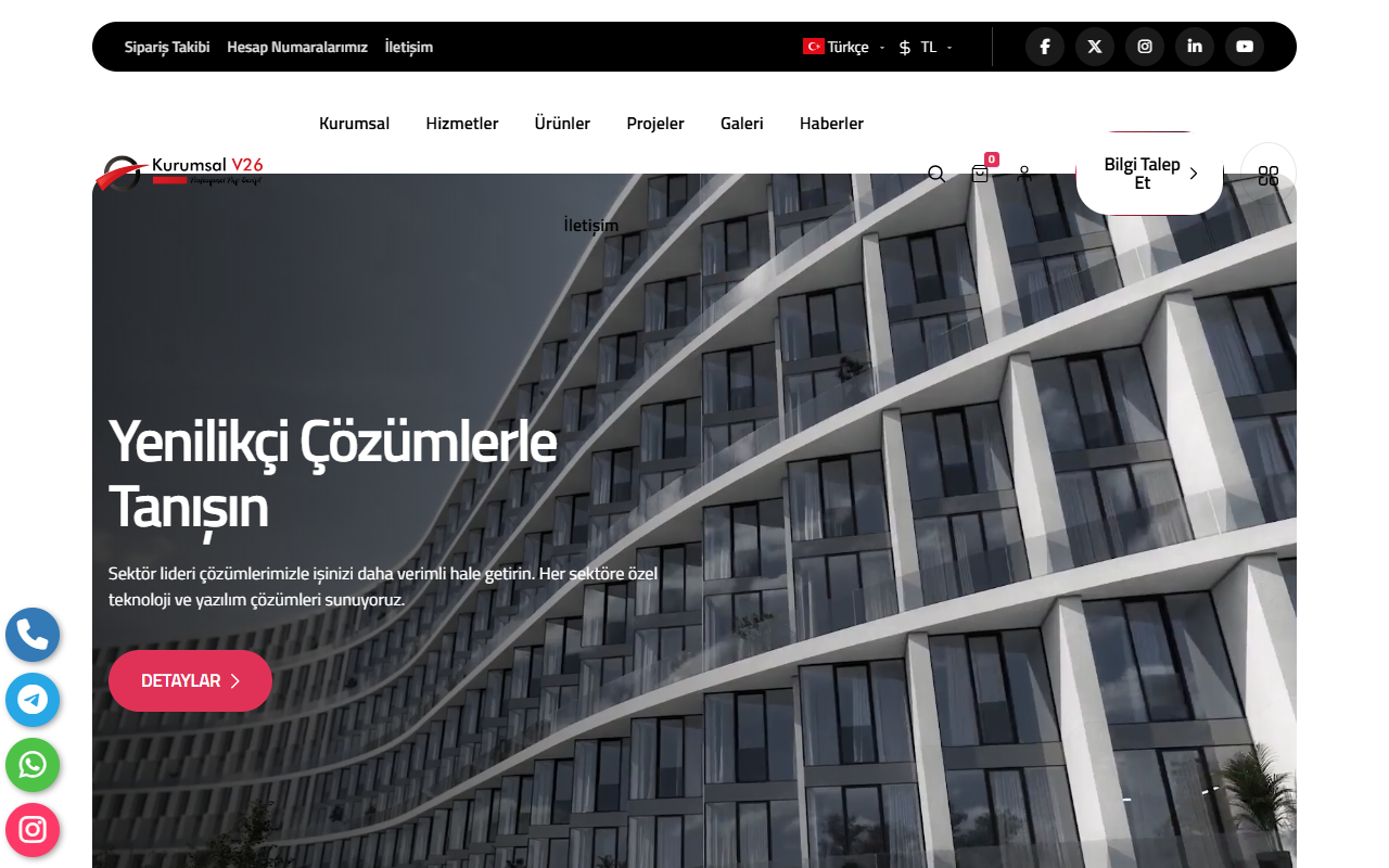 Corporate Enterprise V26 (Hybrid E-Commerce & Multi-Language)