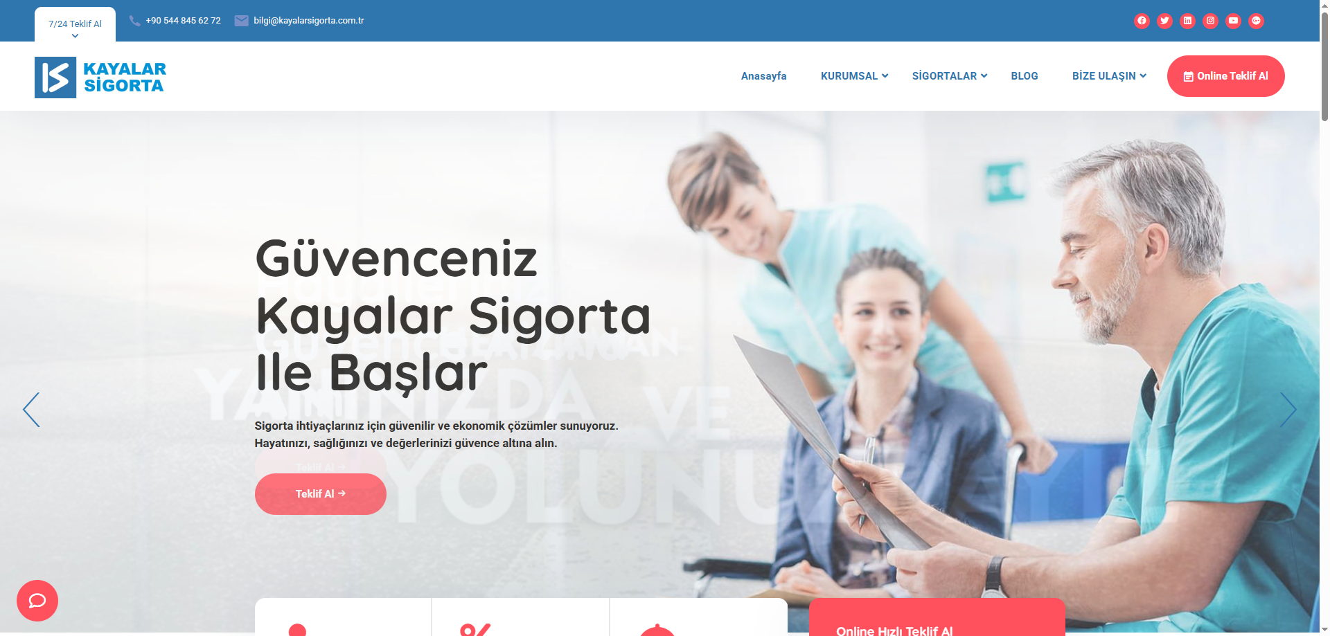 Kayalar Insurance: Trusted Digital Insurance Quotation Platform website screenshot